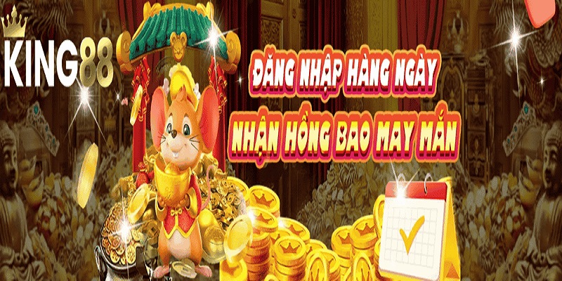 Đăng nhập hàng ngày nhận ngay khuyến mãi King88