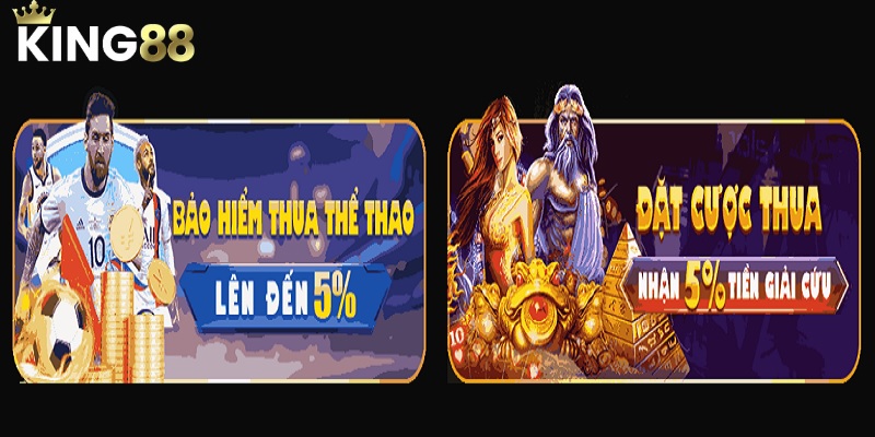 Không lo cược thua nhờ khuyến mãi King88